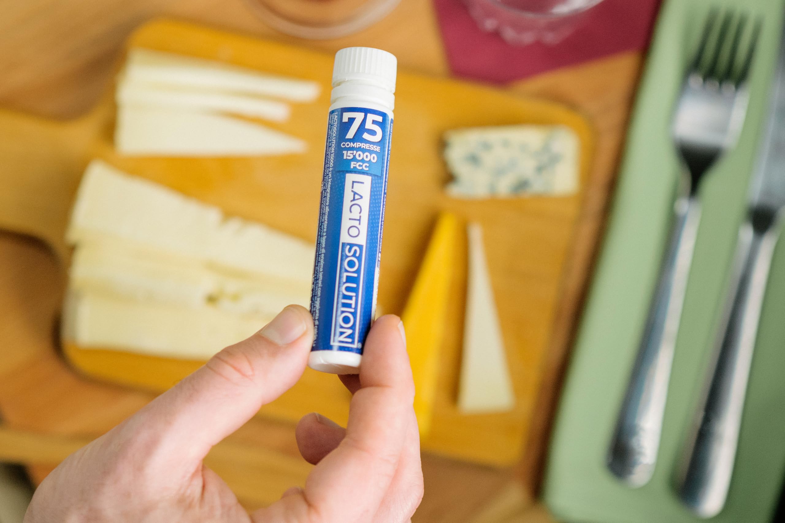 Lactosolution 15000 FCC - Supplément Enzymatique Lactase Contre l'intolérance au Lactose - 75 Comprimés - Paquet de Recharge