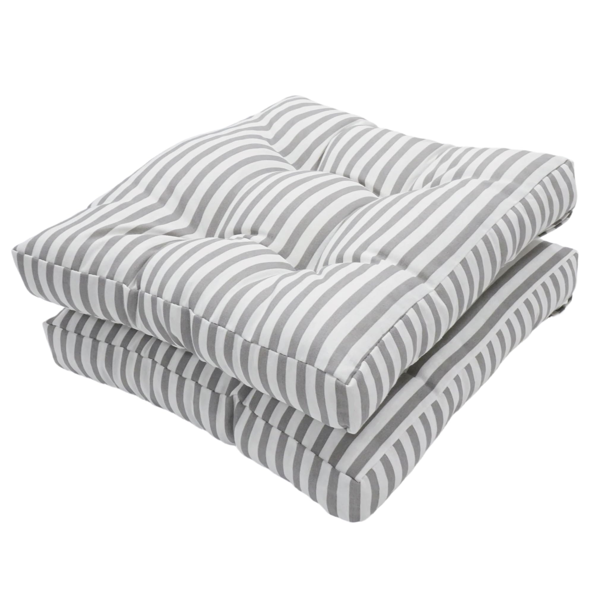 Viste tu hogar Pack 2 Cojines para Silla, 40x40x5 CM, Efecto Tridimensional, Relleno de 100% Poliéster, Ideal para Comedor, Terraza, Salón y Restaurante, Color Raya Beige, Fabricado en España — view 39