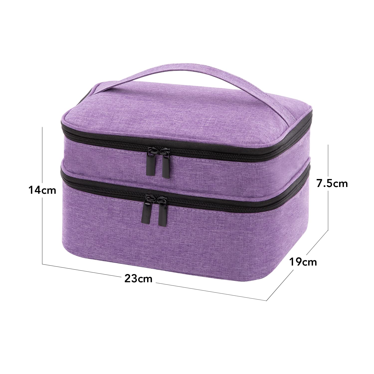 Torba na olejki eteryczne na 30 butelek (5 ml – 15 ml), dwuwarstwowy woreczek na olejki eteryczne, organizer do przechowywania w podróży, torba do przechowywania olejków eterycznych i