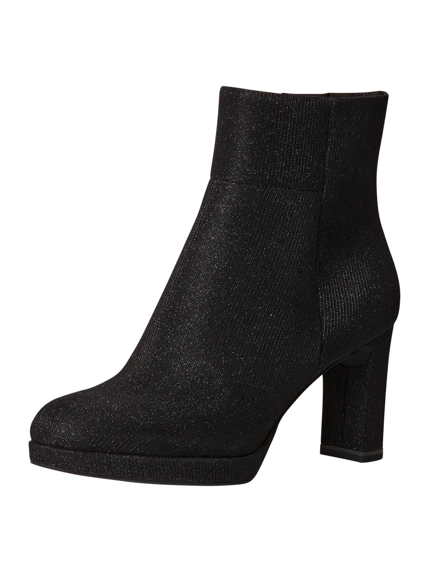 Tamaris Ankle Boots 1-25077-43, Black Glam, 7.5 UK