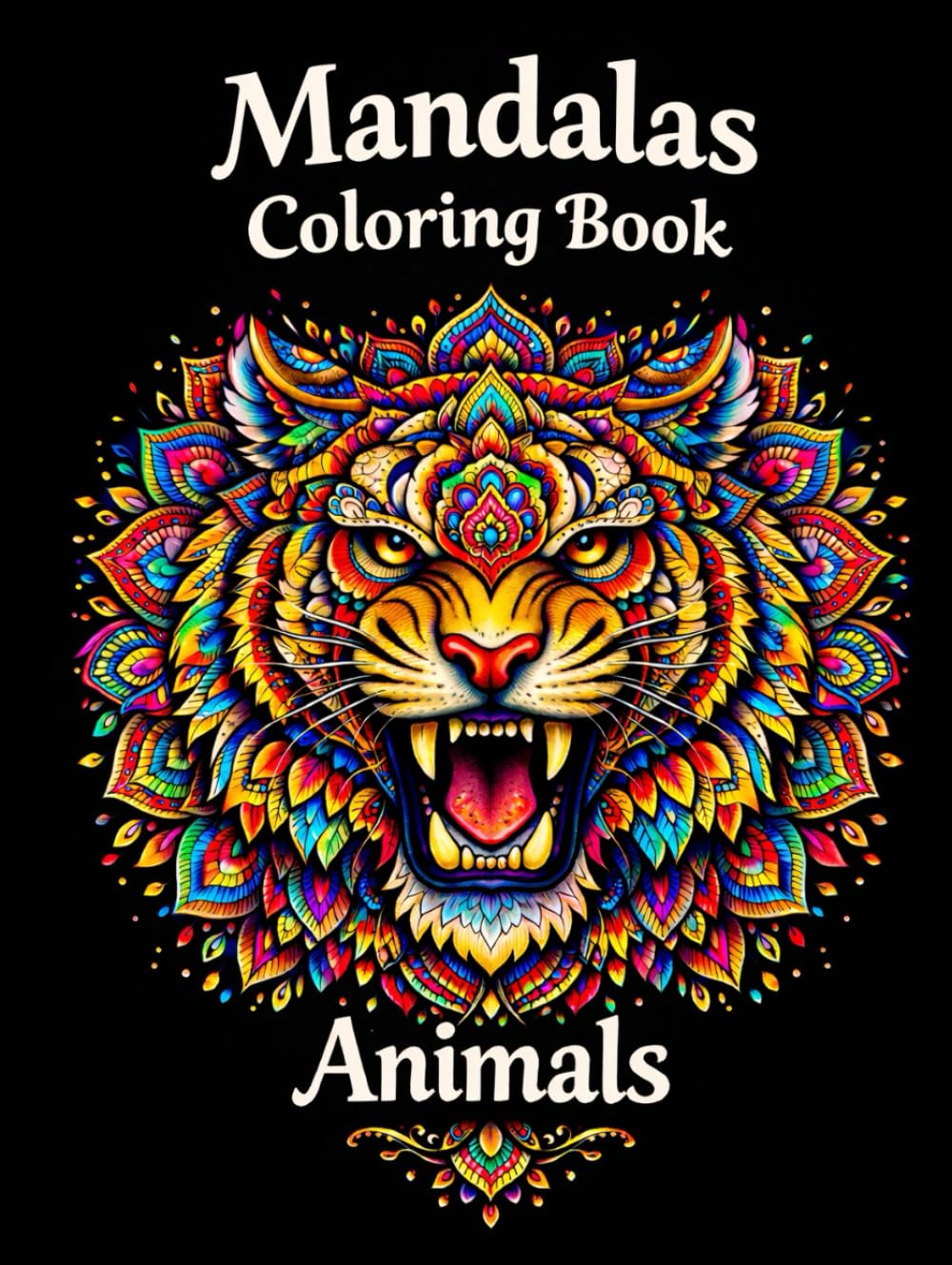 Relaxing Mandalas Coloring Book: Animal Mandala