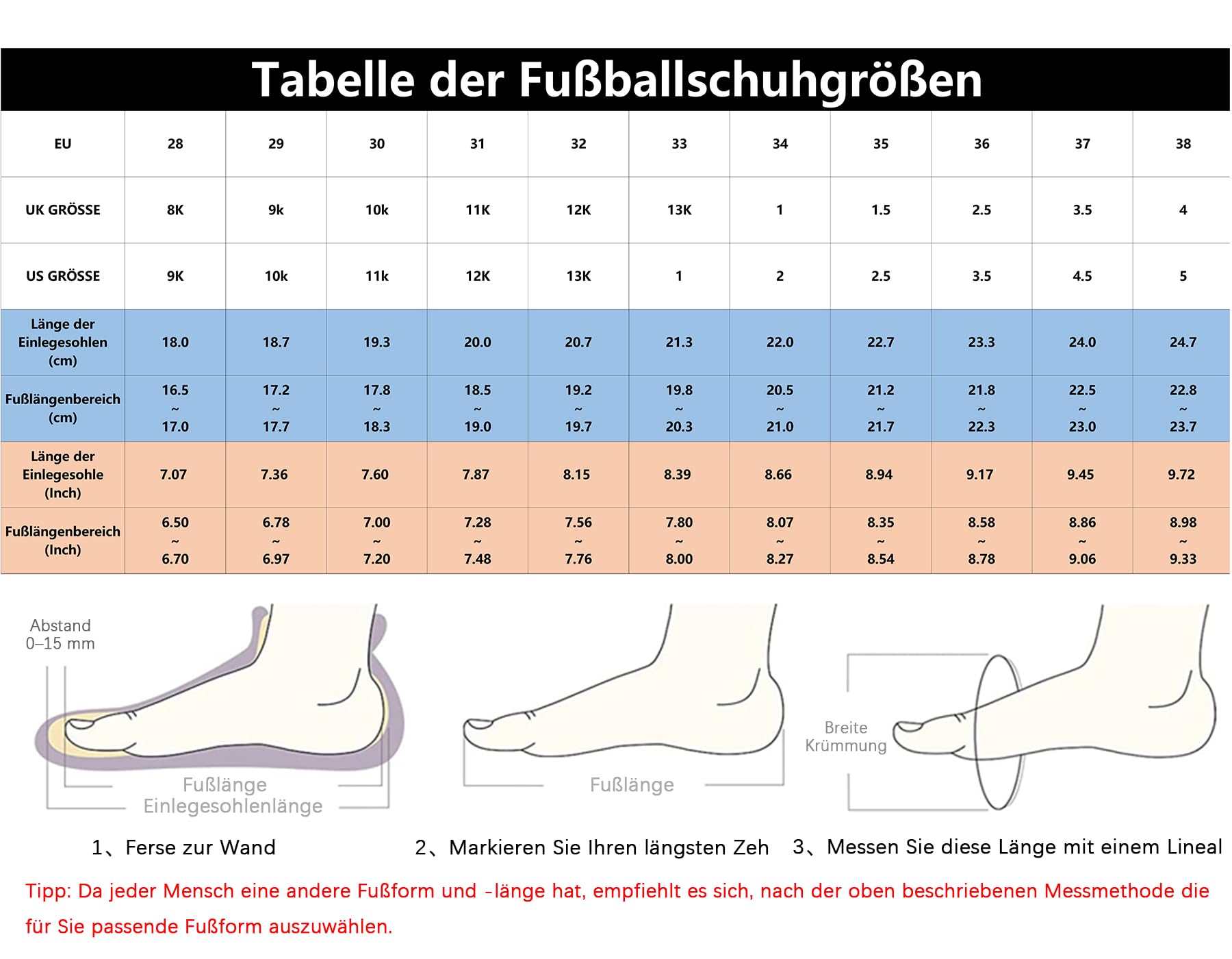 Kinder Fußballschuhe Jungen FG/AG Outdoor Fussballschuhe Mädchen TF Football Trainingsschuhe Sportschuhe Atmungsaktiv