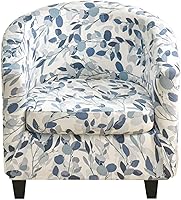 Vista 14 de CRFATOP Fundas para silla de club de 2 piezas, fundas para sillón de bañera, fundas de sillón con estampado suave y redondo para silla de sofá