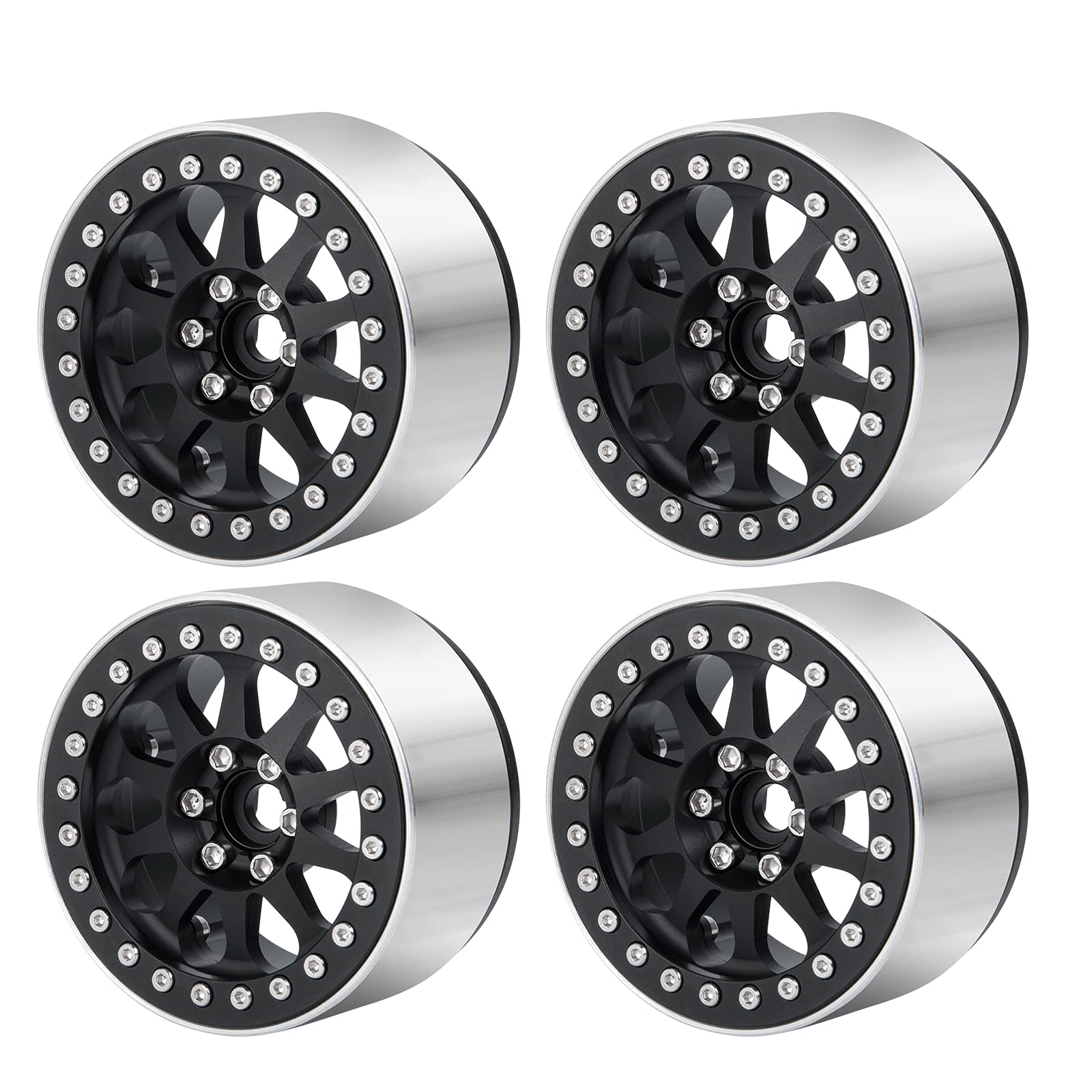 GPM 7075 Alloy Front Caster Blocks & Front Spindles & Rear Hubs for LOSI 1/24 Micro-B 2Wd Buggy Rtr-Los00007