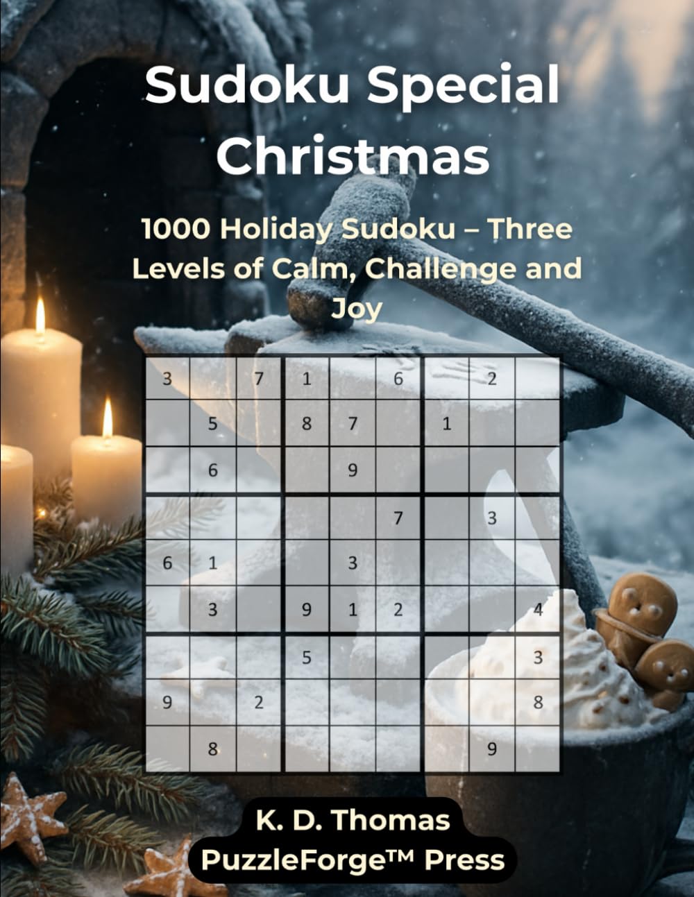 Sudoku Special - Christmas: 1000 Holiday Sudoku – Three Levels of Calm, Challenge and Joy (PuzzleForge™ Christmas Sudoku Forge Series – Festive Brain Training Puzzles)