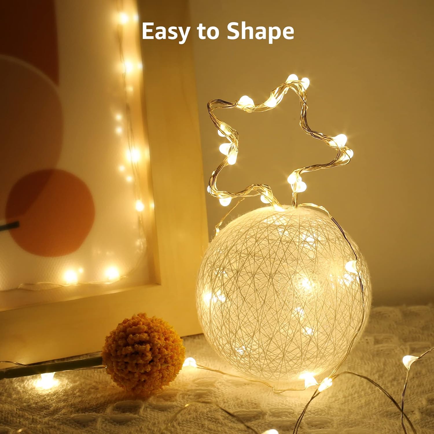 Lighting EVER Fairy Lights Battery Operated, 20 LED Mini String Lights Waterproof Small Pixie Lights for Mason Jars, Crafts, DIY Wedding Party Centerpieces, Bedroom Wall Vines, Holiday Garland, 8 pack