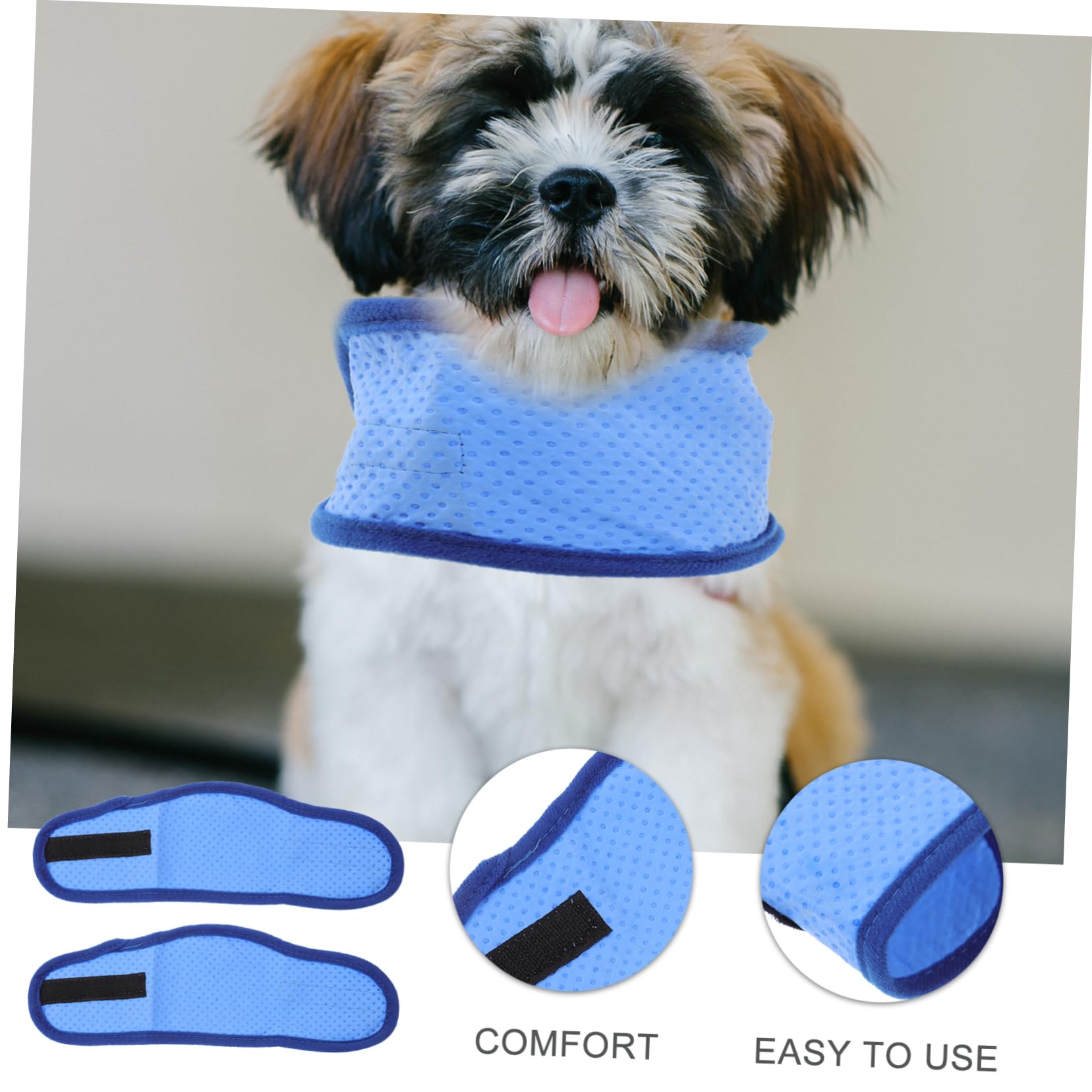 Beavorty 6stücke Kühlende Hundehalsbänder Sommer Bandanas Für Haustiere Leichte Und Tragbare Kühlkragen Für Lösung Für Heiße