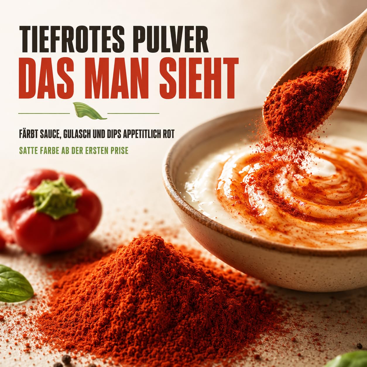 GiDeli Paprika Edelsüß Gemahlen 10kg im Eimer - 100% Paprika ohne Zusätze - Vegan & Glutenfrei - Spanisches Paprikapulver & Pimentón - Mildes Aroma - Rotes Gewürzpulver - Ideal für Gulasch & Pasta