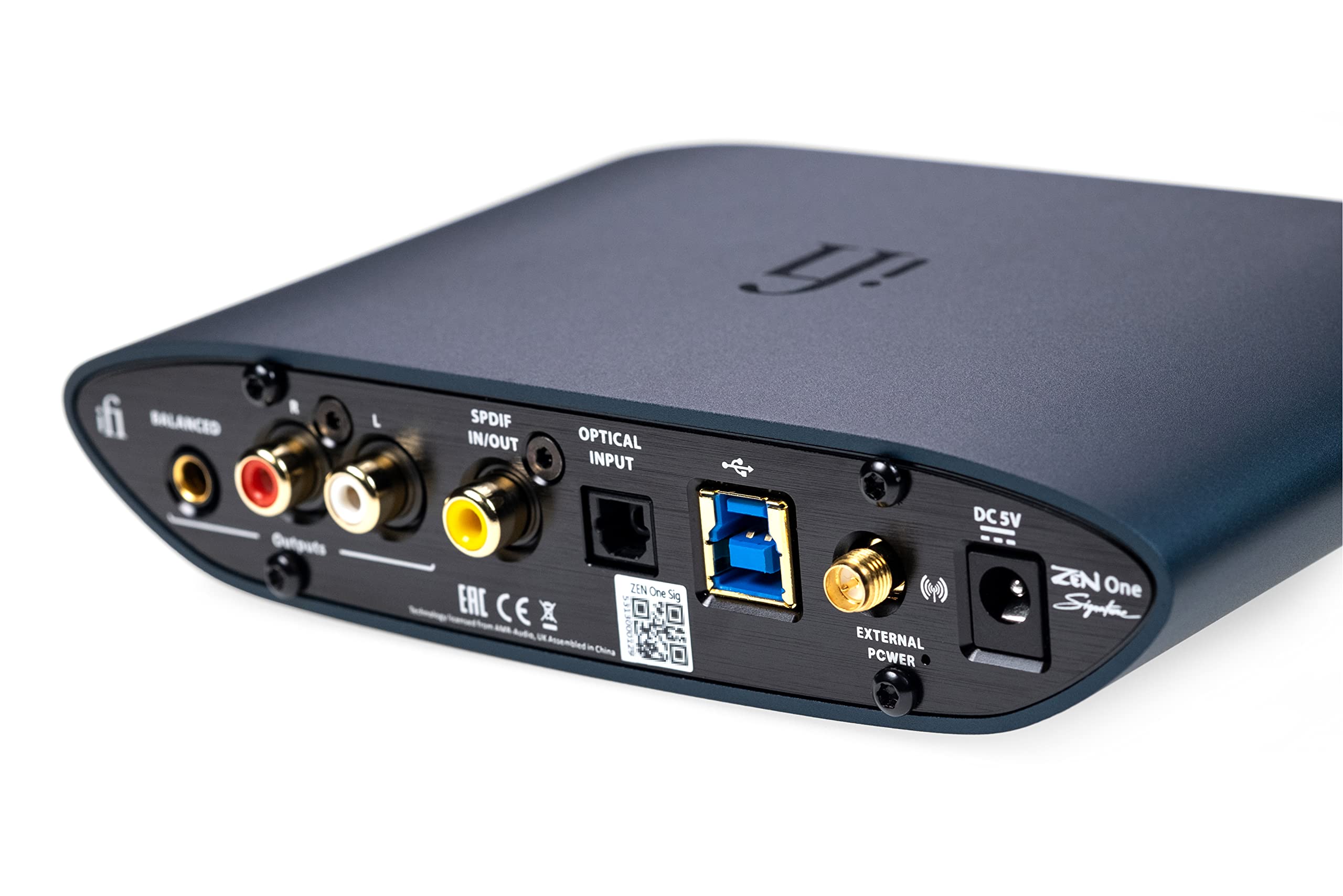 iFi Zen One Signature - All-in-One Media Hub - Bluetooth 5.1, Optical, USB, RCA. Full MQA High Res Audio DAC.