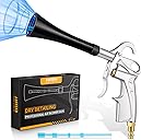 JASTIND Tornado Car Cleaning Gun, Powerful Dry Car Detailing Air Gun Blower with Replacement Blasting Tube, Brass 1/4 IN NPT Quick Connector, Metal Air Blaster for Air Compressor Attachments