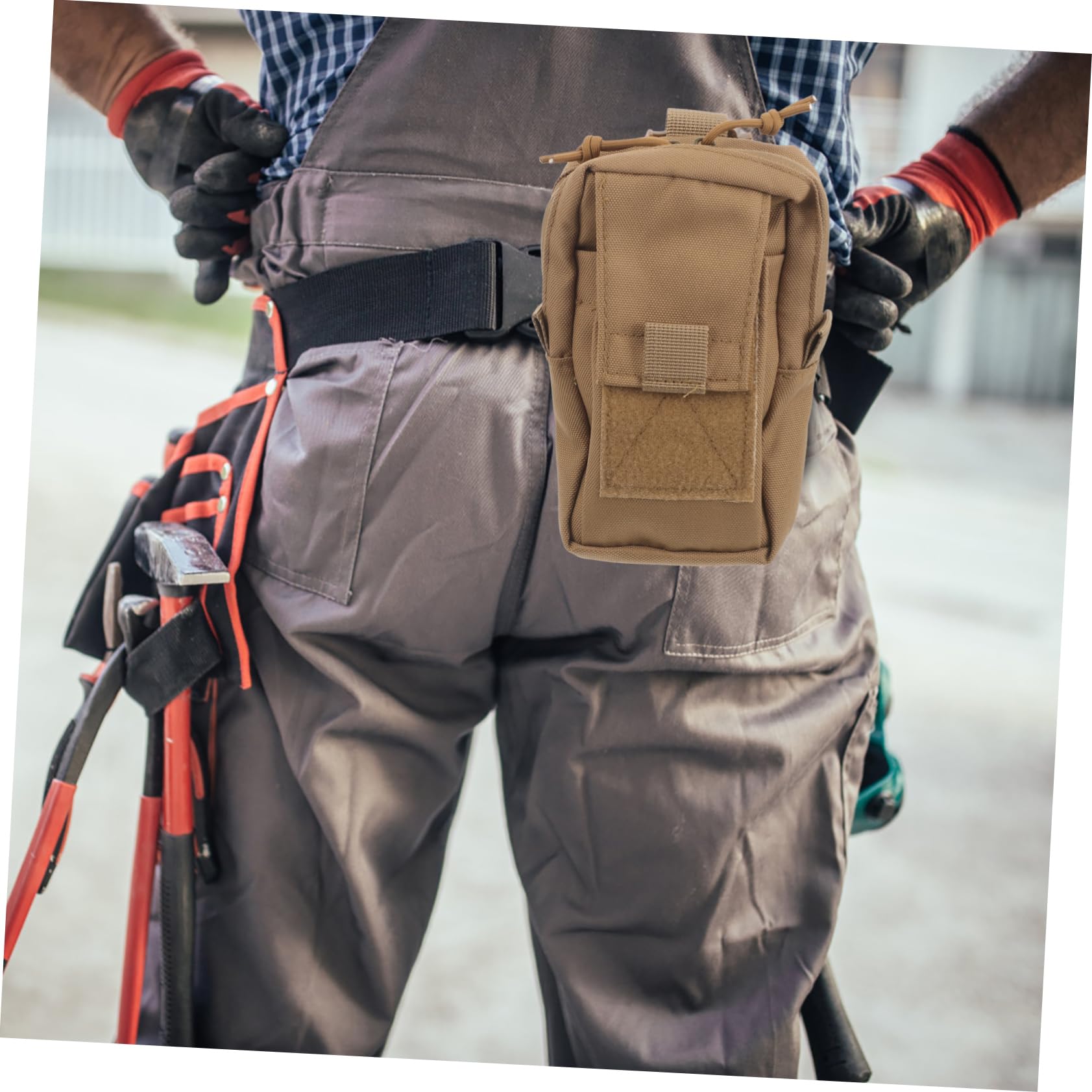 UKCOCO Pochette de Ceinture Oxford pour Téléphone Portable Accessoire de Sport Extérieur pour Camping Randonnée