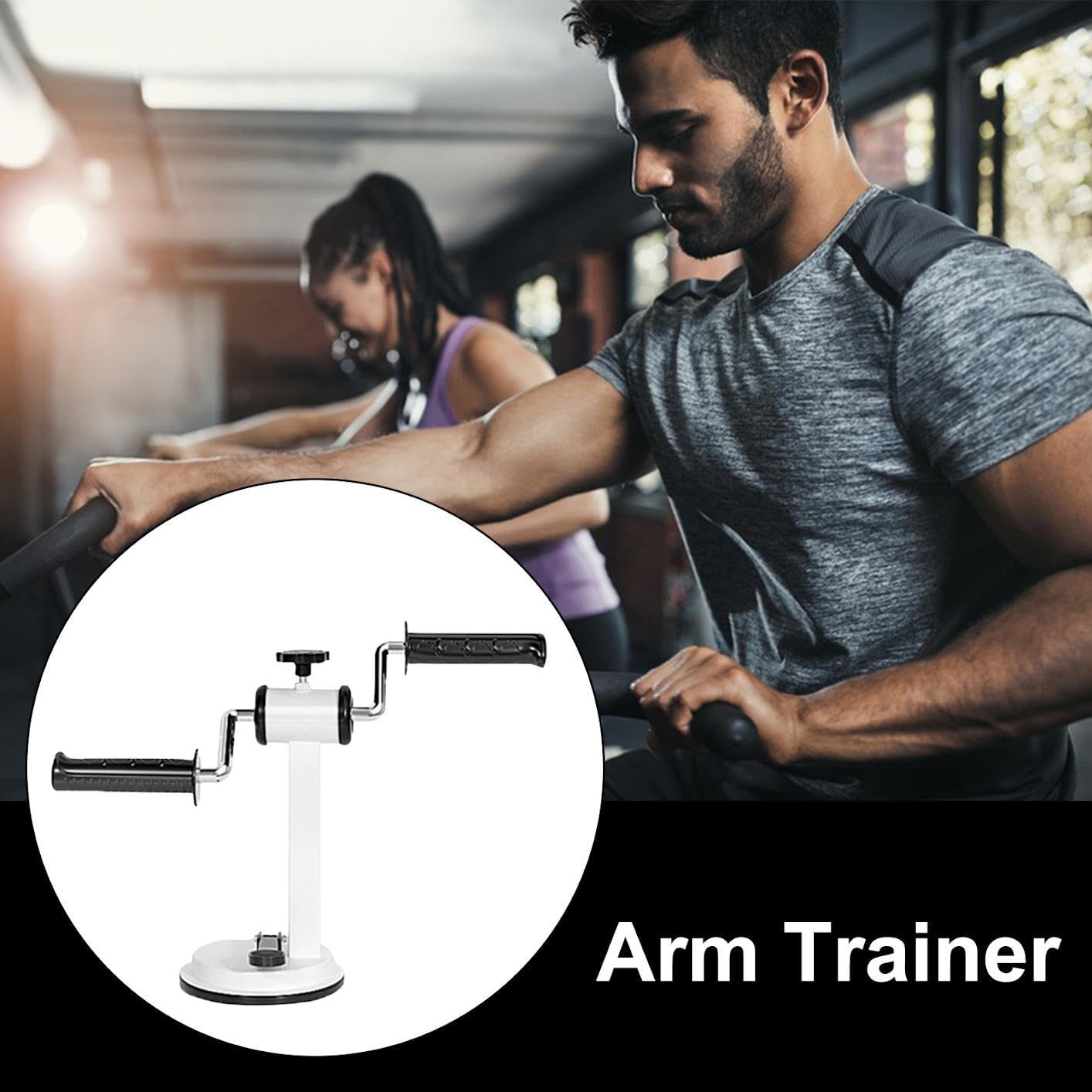 Trenażer Ramion Sprzęt Fitness Z Przyssawką | Trenażer do Ćwiczeń Ramion i Barków Do Regeneracji Po Urazach, Łagodzenia Napięć, Osłabienia, Dla Seniorów, Zawodowców,