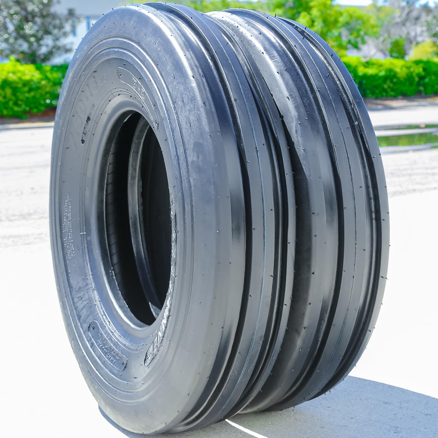 Forerunner QH621 Tractor All-Season Tire-7.5-16 7.5X16 Load Range 8-Ply (TT) BSW Black Side Wall