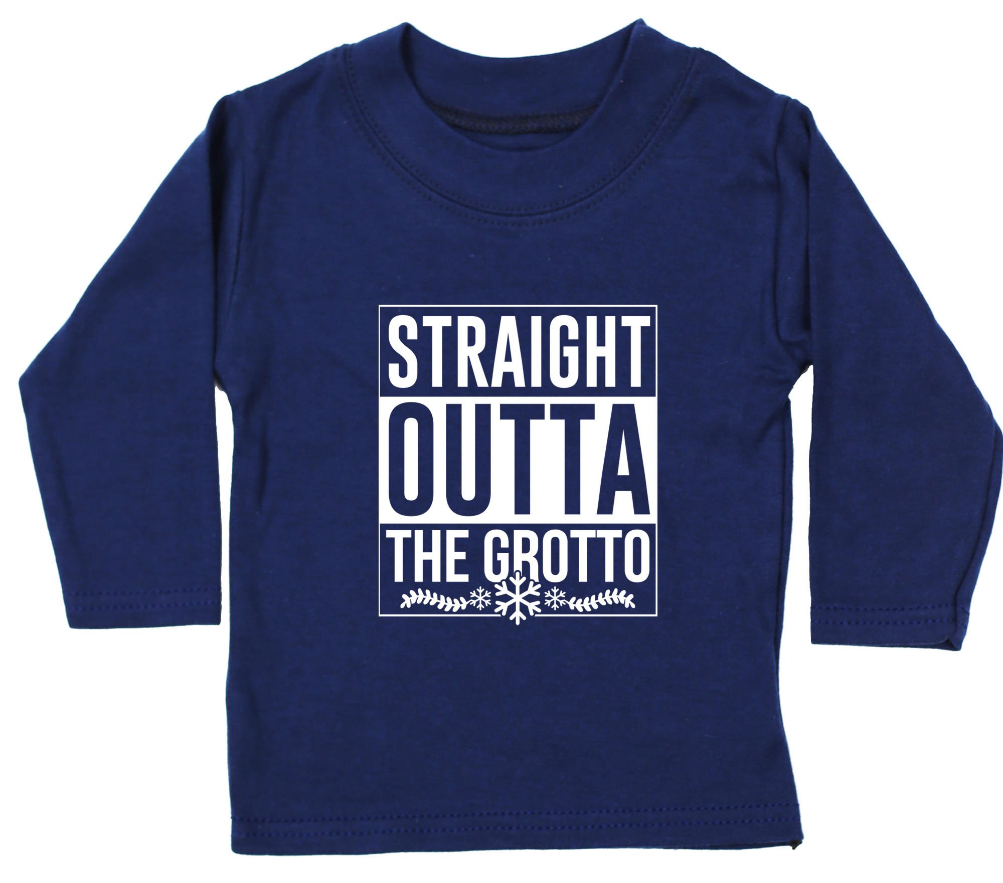 HippowarehouseStraight Outta The Grotto Baby Unisex t-Shirt Long Sleeve