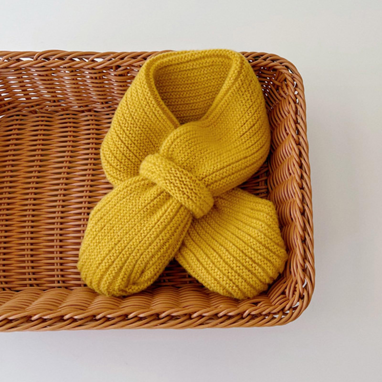 2026 Winterschal für Kinder und Babys, weich, warm, gestrickt, einfarbig