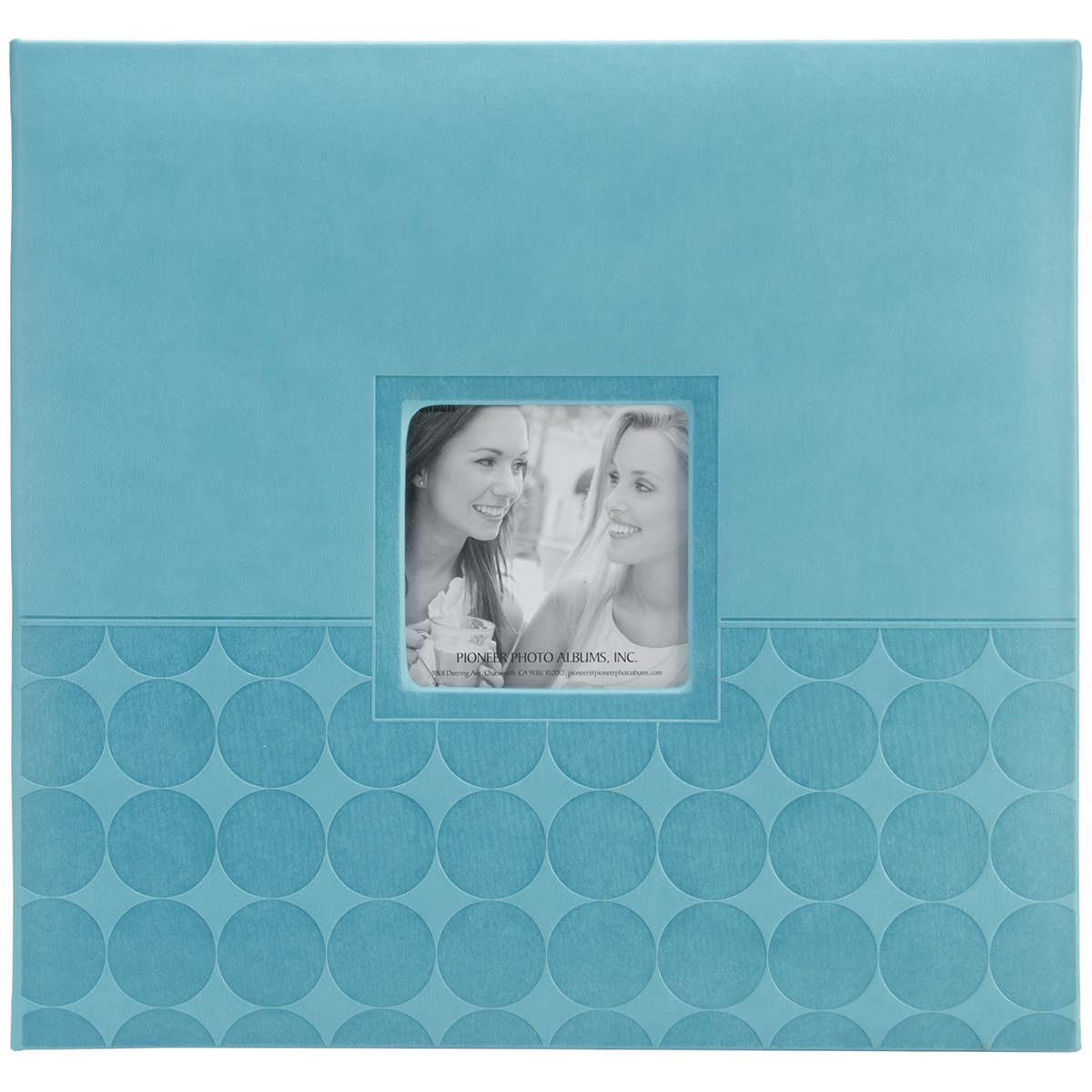 Album de Scrapbooking Pioneer Aqua Cercles 30x30 pour graver l'histoire de votre famille en image