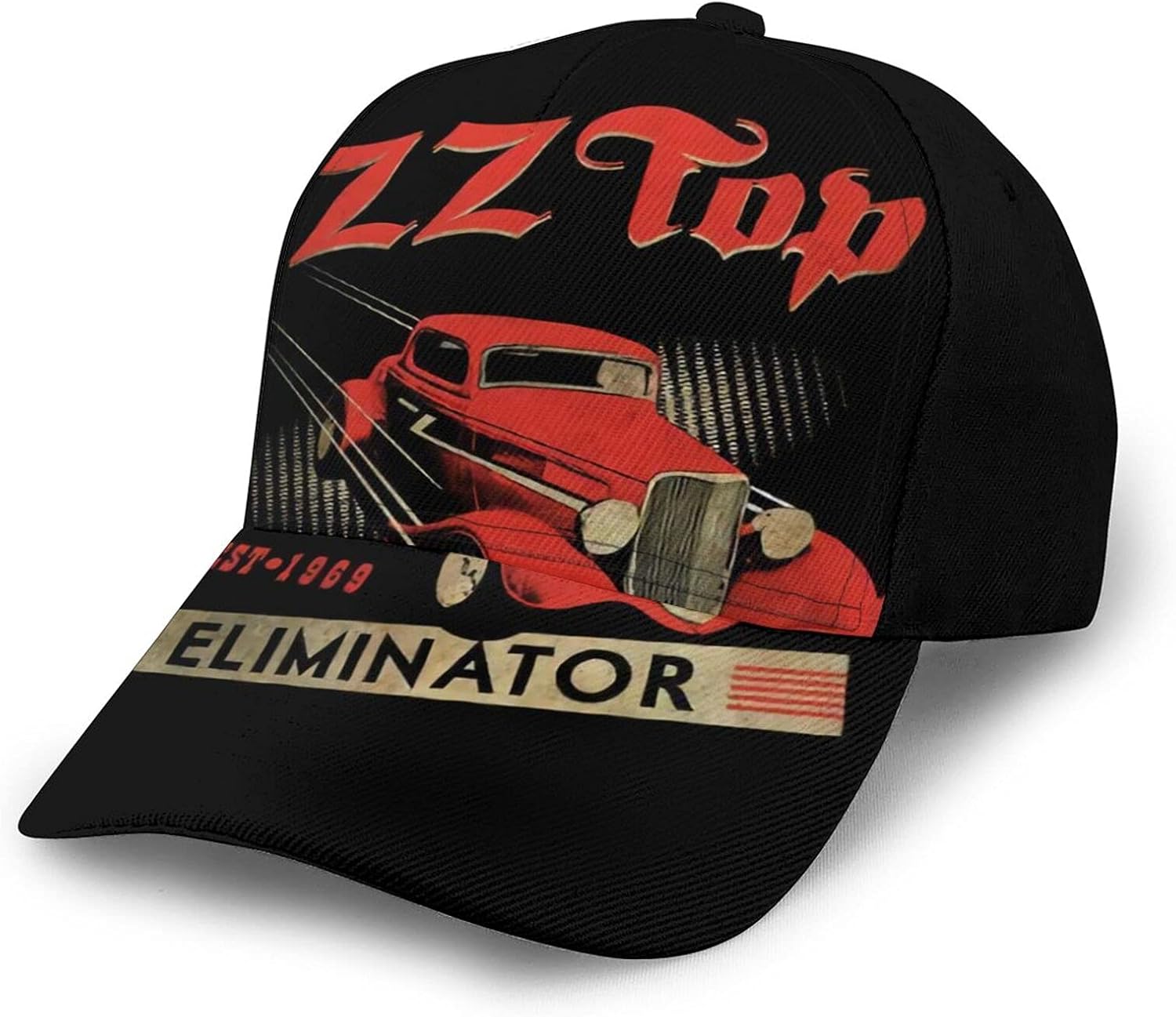 YooHome Zz Top Baseball Caps Zonbeschermende Golf Hoeden Sport Hoofddeksels Vissen Camping