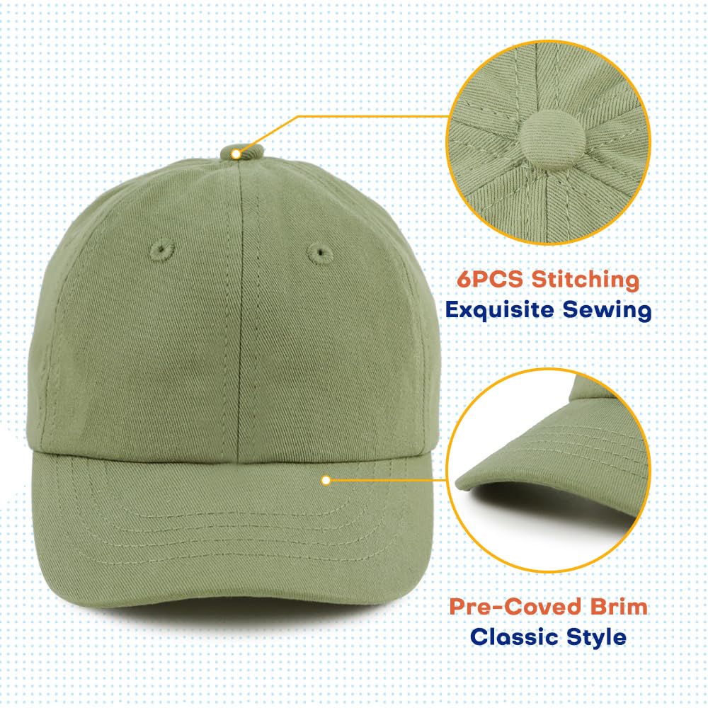 XIAOHAWANG Dziecięca czapka baseballowa dla chłopców i dziewczynek, oddychająca, letnia czapka chroniąca przed promieniowaniem UV, klasyczna czapka na lato