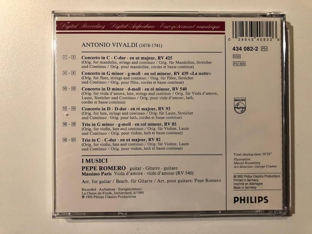 (CD)Guitar Concertos for 1 2 &amp; 4 Guitars／Vivaldi / Albeniz Guitar Duo / Gerretz Vivaldi: Guitar Concertos - Album by Antonio Vivaldi | Spotify
