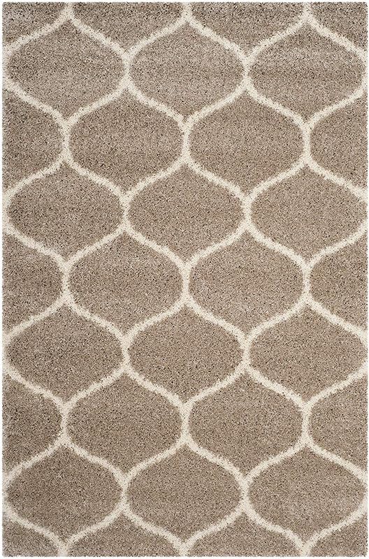 Image of zia carpets Cozy Soft Shaggy Non Slip Carpet for Home Decor Aesthetic Rugs with 2.5 inch Thikness Size 4x6 feet