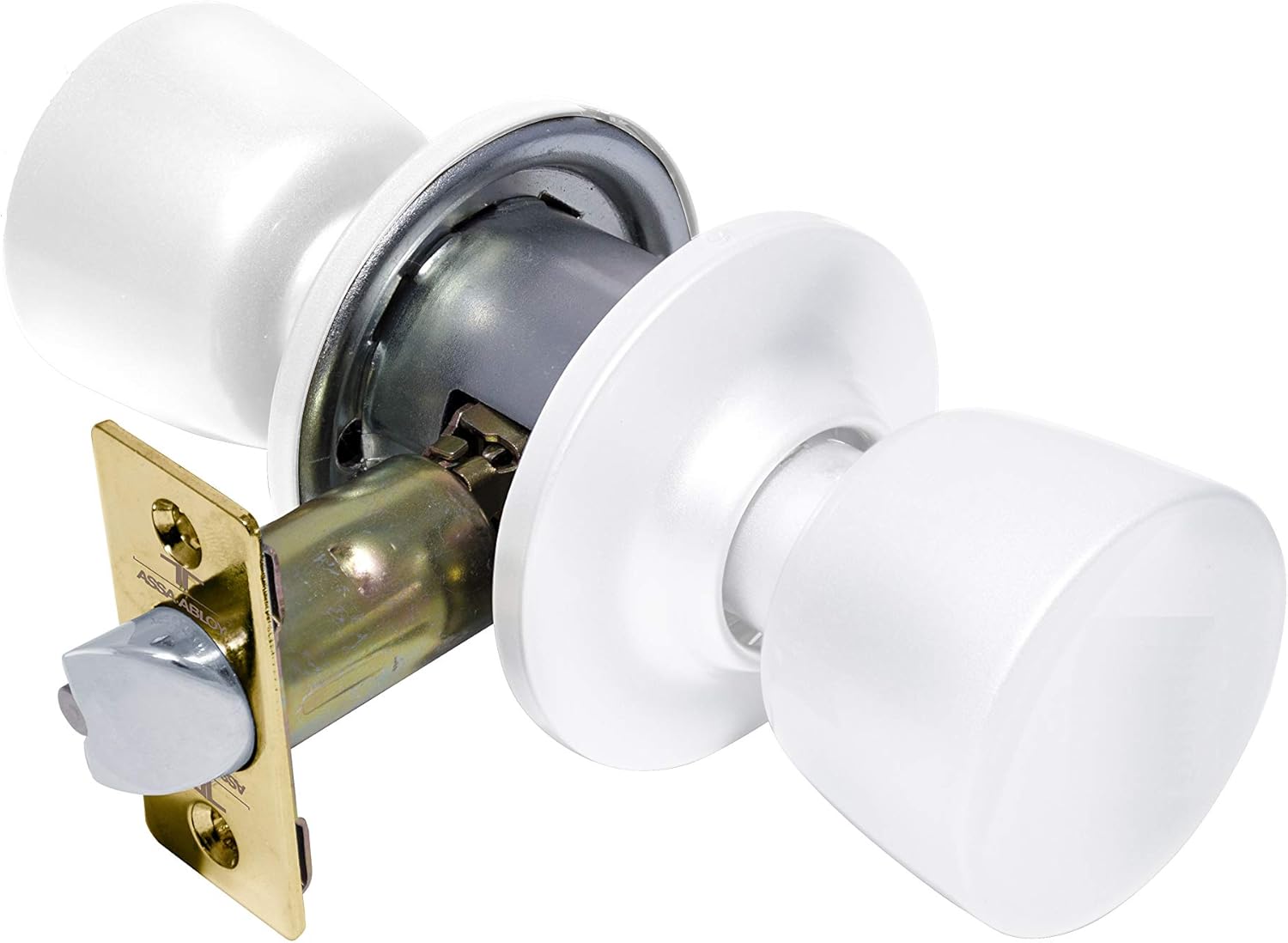 Tesa Assa Abloy 3505U0BL TULIPA Set of Knobs for Doors White Function 05 TULIPA