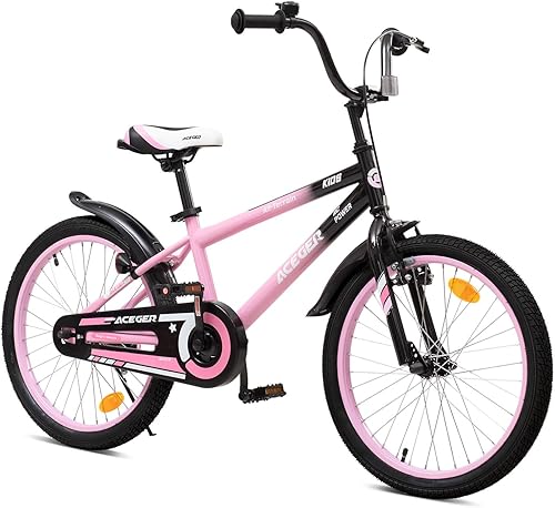 ACEGER Simon - Bicicleta infantil para niños y niñas, unisex, para niños de 3 a 13 años, bicicleta para niños de 12, 14 y 16 pulgadas, con ruedas de