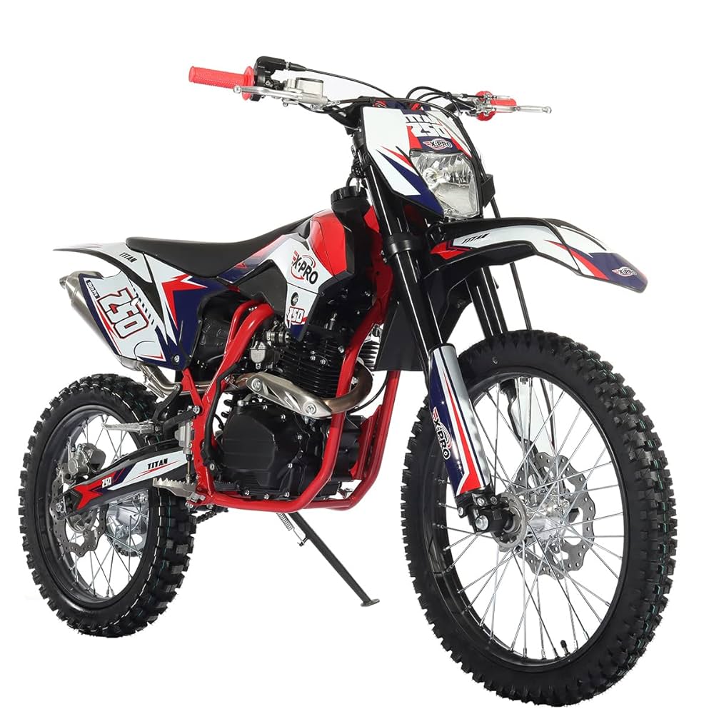 Amazon.com: X-PRO 250cc Dirt Bike with LED Light Zongshen Engine