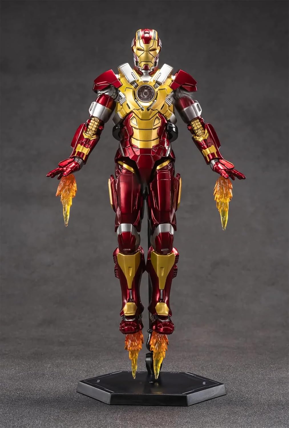 7 Inch MK17Ironman Action Figure (1/10 Scale) with Lots of Accessories,Exquisite Painting Collectible Toy - Image 3