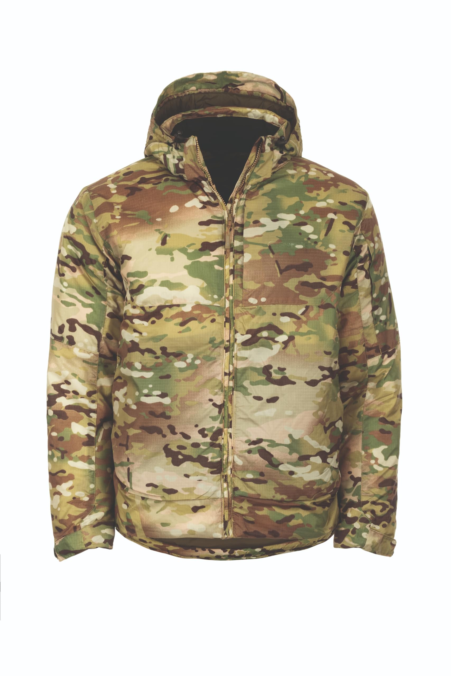 Snugpak Arrowhead Jacket WGTE – Technical Insulated Coat with Detachable Hood, Softie Insulation - Wind & Water Repellent - For Outdoor Adventure, Exploration & Military Use – Multicam (XXL)