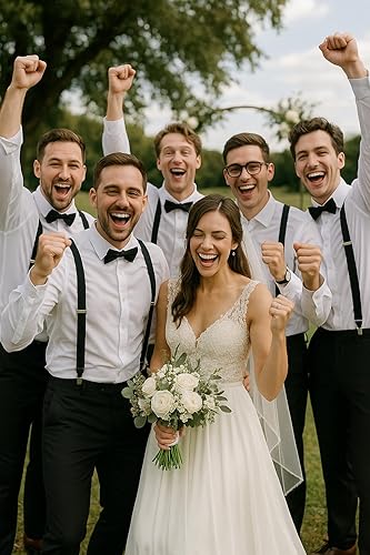 Miniatura 5 de trilece Tirantes para hombre Tirantes ajustables con espalda en Y para hombre y mujer, tirantes para disfraz de esmoquin Clips fuertes resistentes