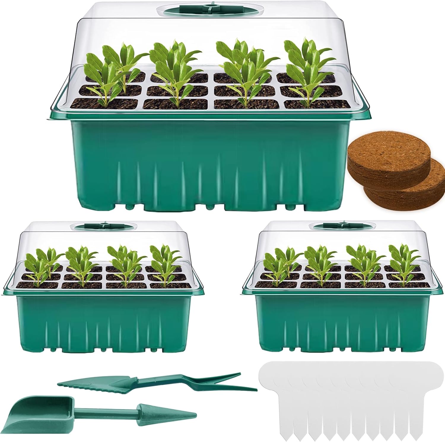 Mini Greenhouse Propagation, Pack of 3 Indoor Greenhouse Propagation