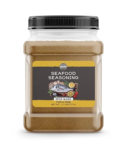 Birch & Meadow Condimento para mariscos, 1.7 libras, mezcla de especias, pescado y cangrejo