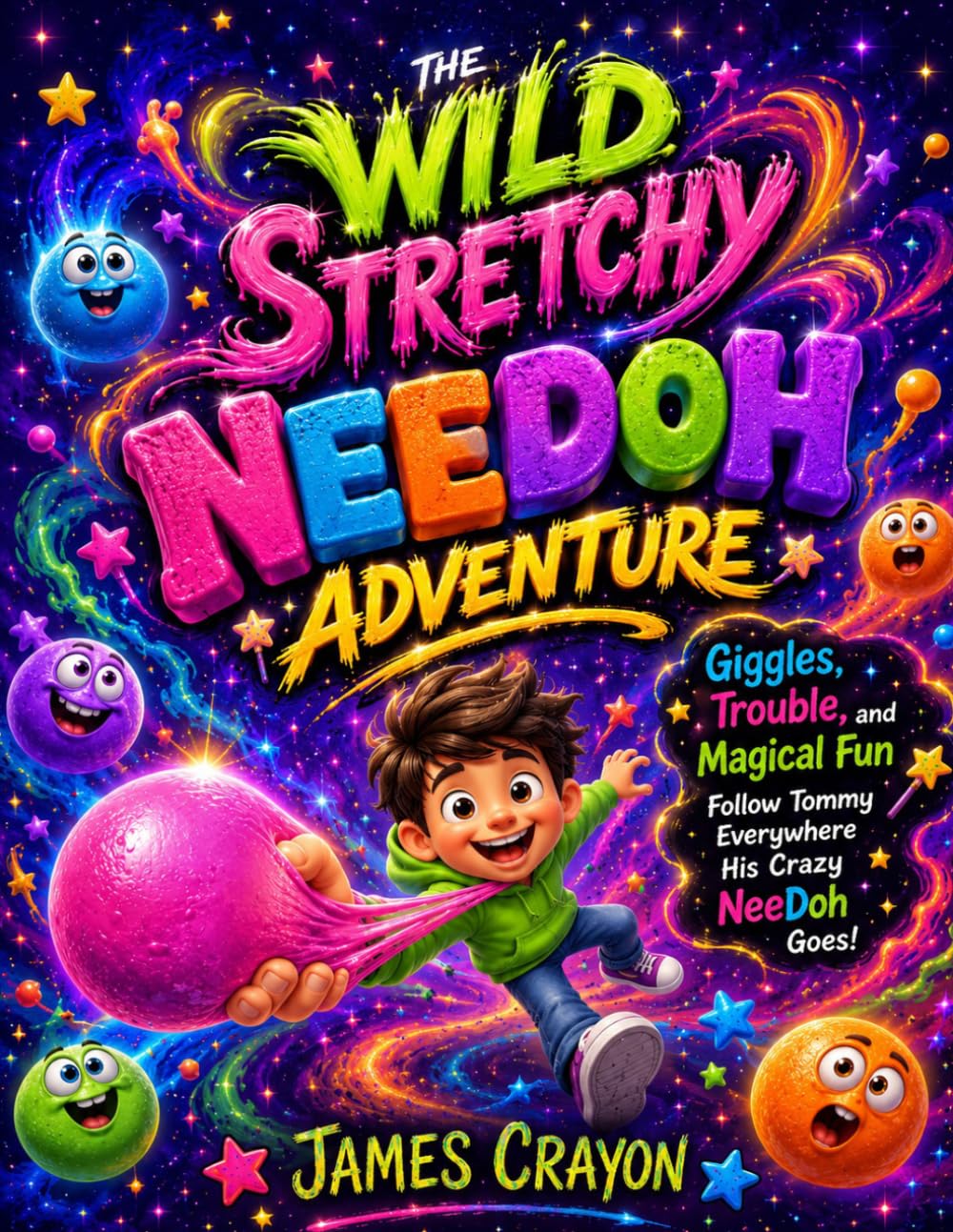 THE WILD STRETCHY NEEDOH ADVENTURE: Giggles, Trouble, and Magical Fun Follow Tommy Everywhere His Crazy NeeDoh Goes