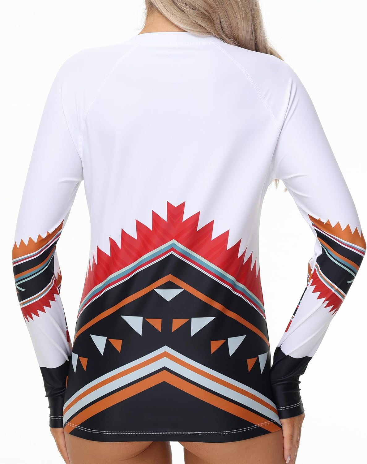 Rash Guard for Women Long Sleeve UPF 50+ Womens Swim Shirts Quick Dry UV Protection Water Swimming Tops with Thumb Holes - Image 3