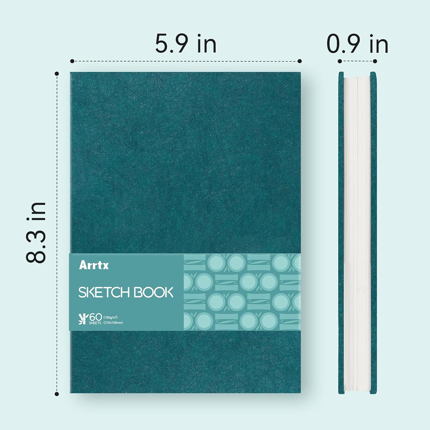 Arrtx A5 Premium Sketch Book, 120 Pages, 180 GSM