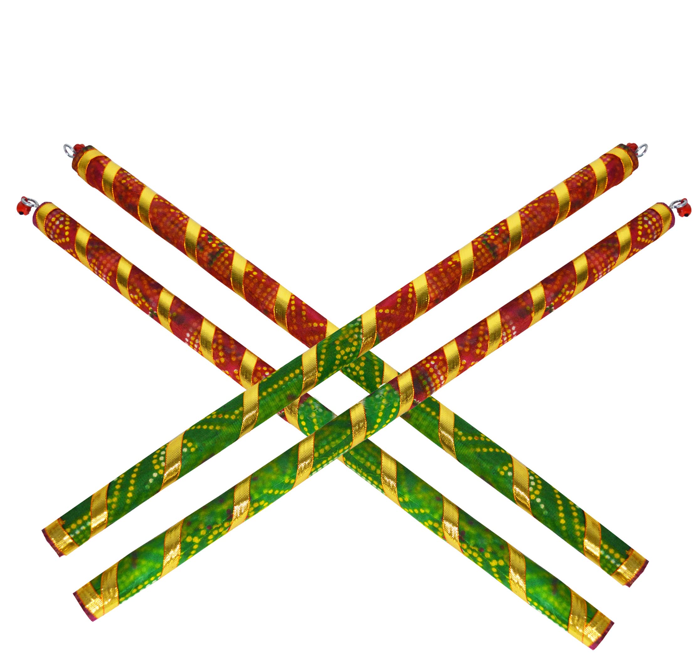 ME & YOU Handmade Navratri Dandiya Stick for Dance - Multicolor |Garba Celebration Sticks | Bandhani Traditional Pairs Dandiya Sticks - Navratri Festival Garba Dance (B0BXDS45VF) Amazon Price History, Amazon Price Tracker