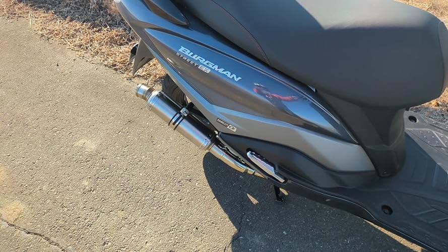 HMS バーグマンストリート125EX デルタ バイクマフラー バーグマン HMS バーグマンストリート125EX バイクマフラー 8BJ