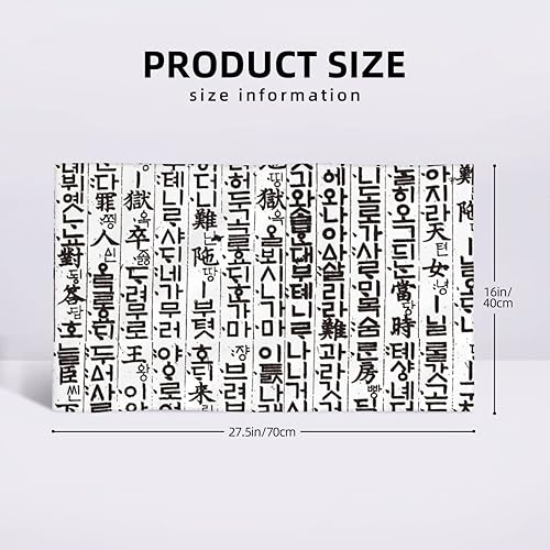 Miniatura 3 de GLOVET Toallas de mano decorativas de baño coreanas Hangul para baño, cómodas toallas de baño de lujo, toalla ultra suave de secado rápido para