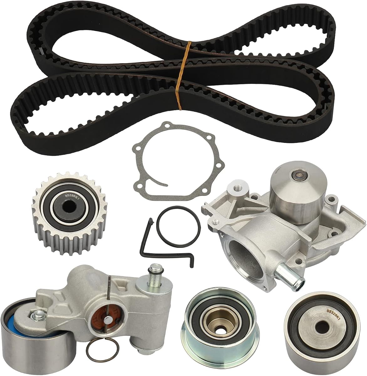 BRTEC Engine Timing Belt Water Pump Kit for 99-05 for Subaru Forester Impreza Outback 2.5L | Compatible with Subaru Outback 1999-2005 2.5L H4 Engine Models