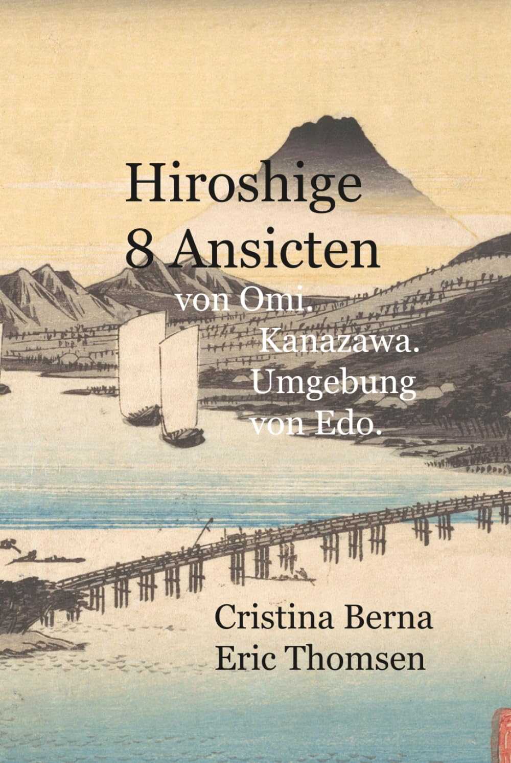 Hiroshige 8 Ansichten von Ōmi. Kanazawa. Umgebung von Edo: Chinesisches künstlerisches und literarisches Thema (Japanische Kunst)