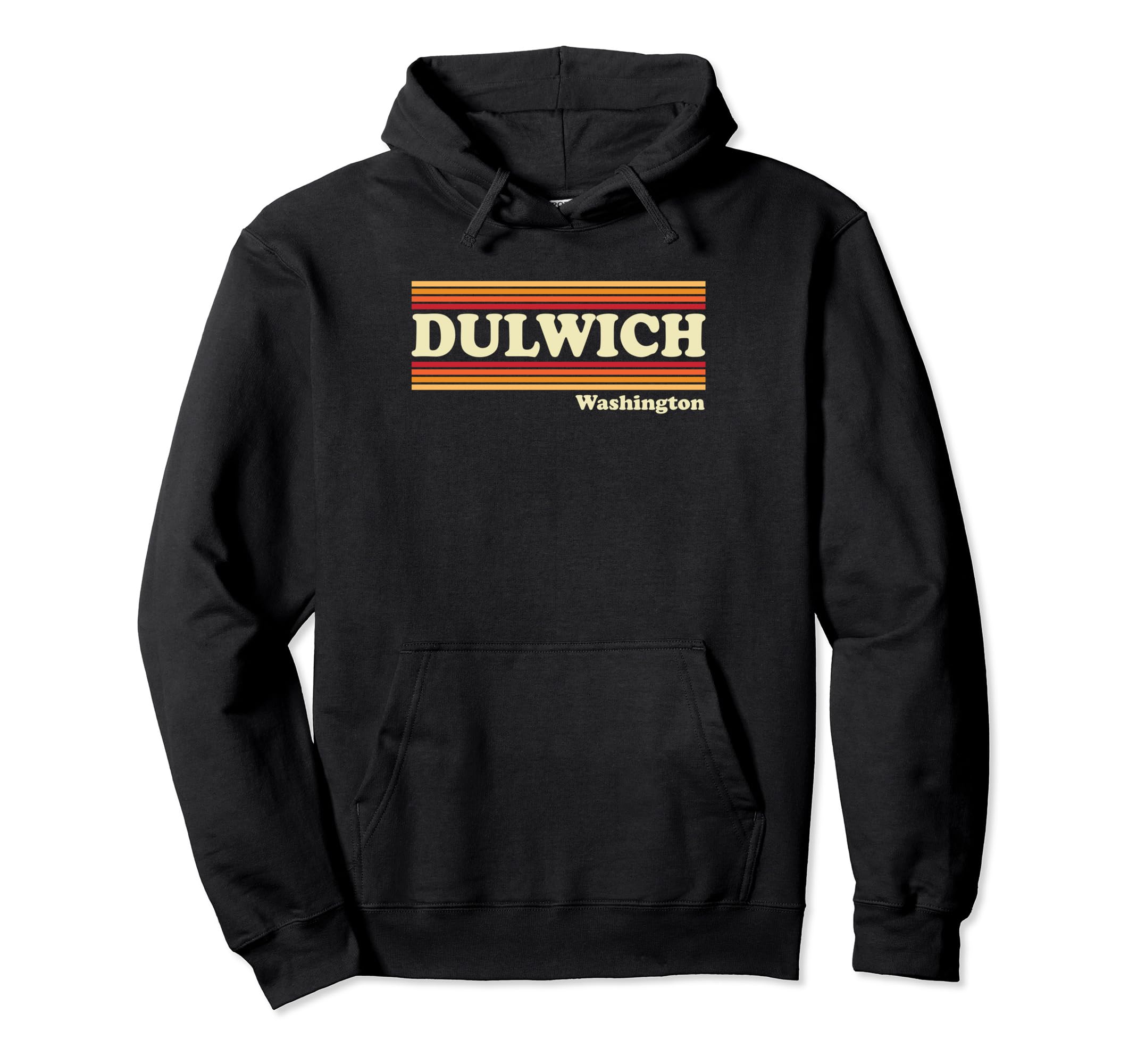 Vintage 1980s Graphic Style Dulwich, Washington Pullover Hoodie