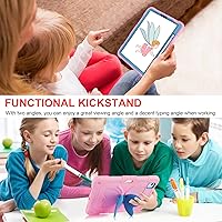 Vista 4 de Funda para iPad Air de 5ª/4ª generación con protector de pantalla, funda para iPad Pro de 11 pulgadas, correa de soporte de mariposa, lindas