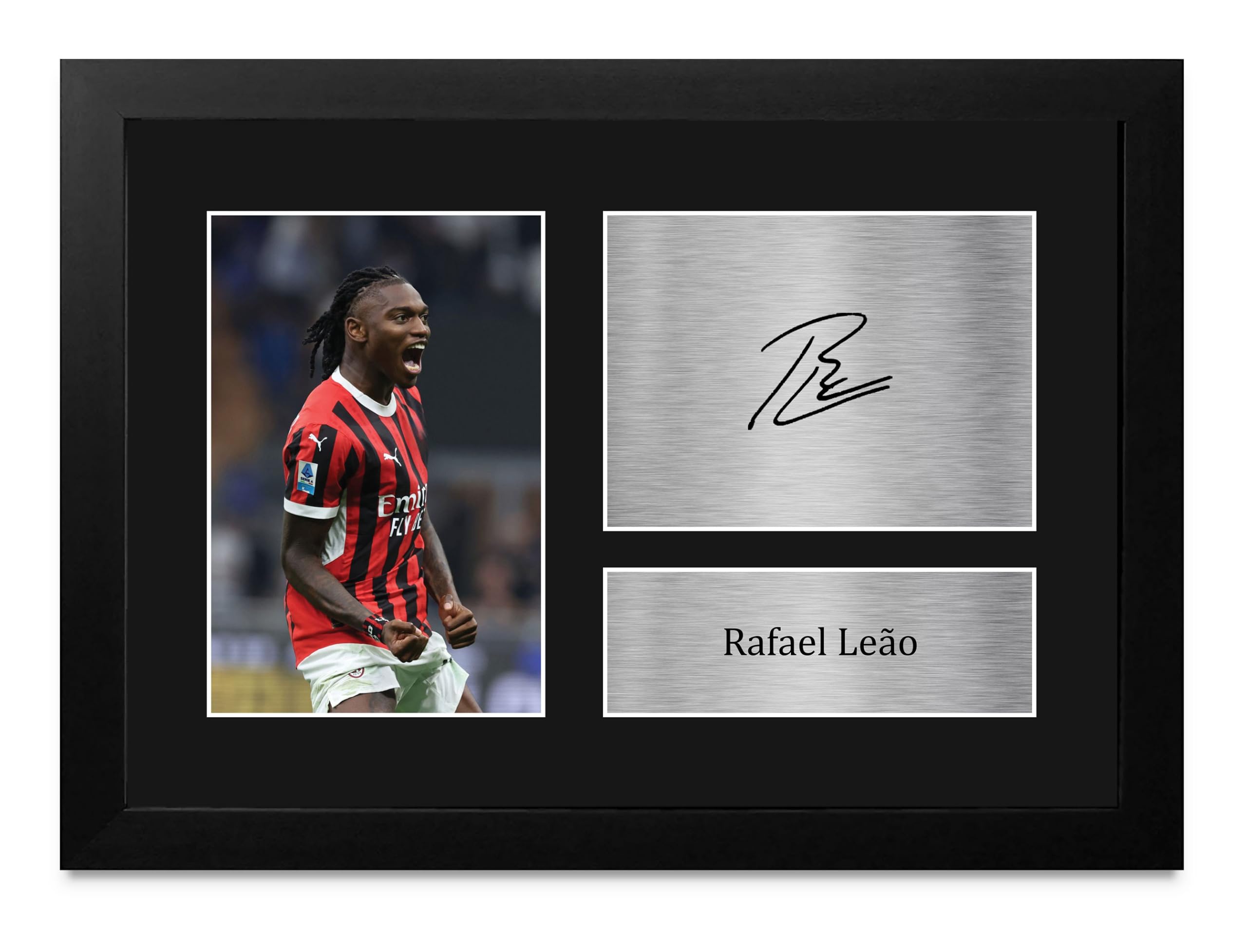 HWC Trading Rafael Leao AC Milan Signed Autograph Photo Printed