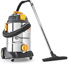 Vacmaster 110V L Class Wet and Dry Vacuum Cleaner | 30L Industrial Dust Extractor. Heavy Duty, Powerful 1000W Motor, 110V Power Take Off & HEPA 13 Filtration. For Commercial & Professional Use