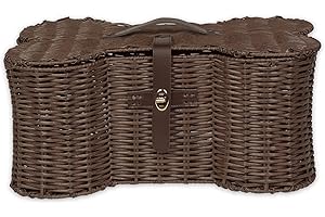 Bone Dry Pet Storage Collection Toy Basket with Lid