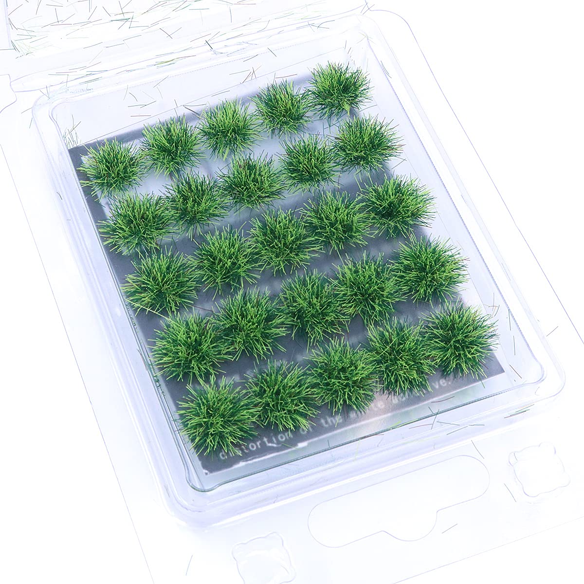 Tiardey Green Grass Cluster Grass Tufts Sand Table Set,Terrain Model Kit,Shrub Grass Cluster,Used For Miniature Landscapes,Sand Table Theme Models,Scenery Model