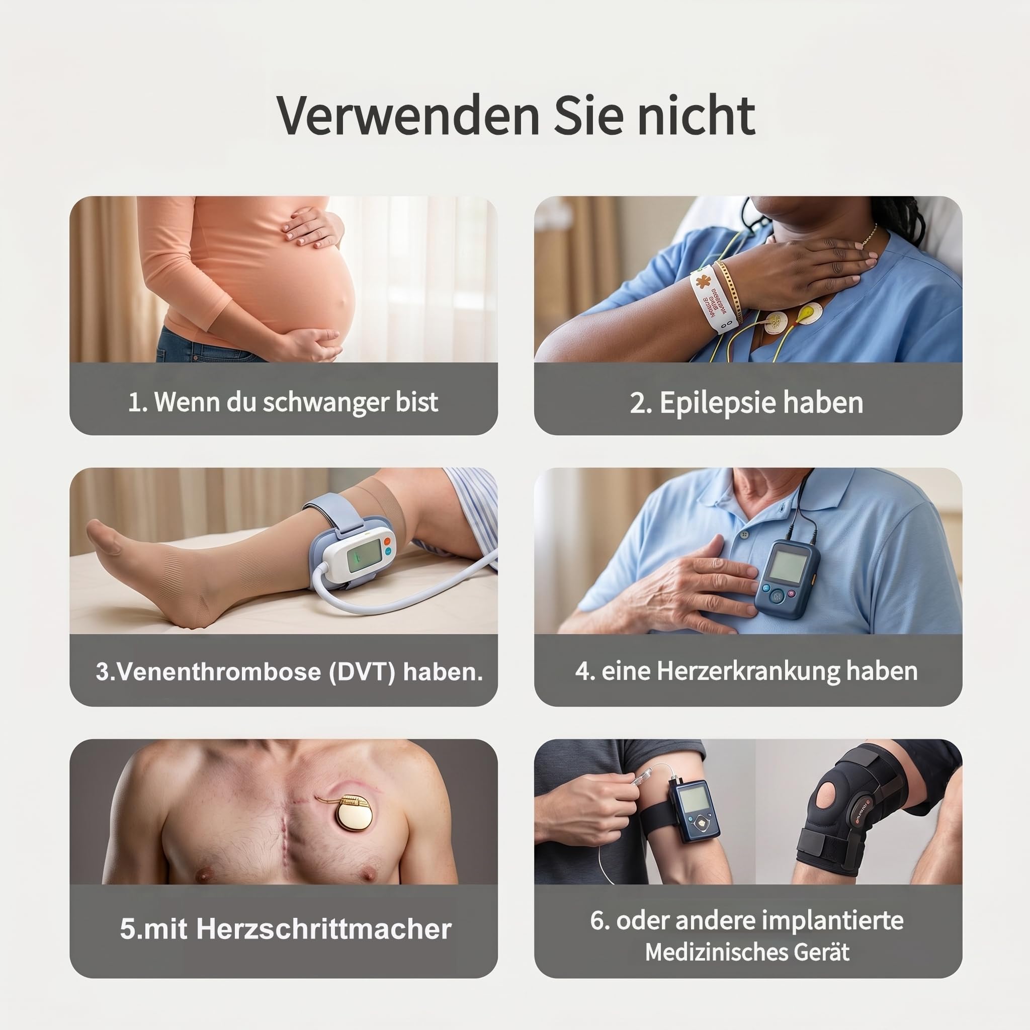 Medic Durchblutungs-Stimulator für Füße & Beine, EMS Fußmassagegerät mit 10 Modi & 20 Intensitätsstufen, Fussmassagegerät mit 4 Elektrodenpads, Lindert Schmerzen und fördert die Durchblutung.