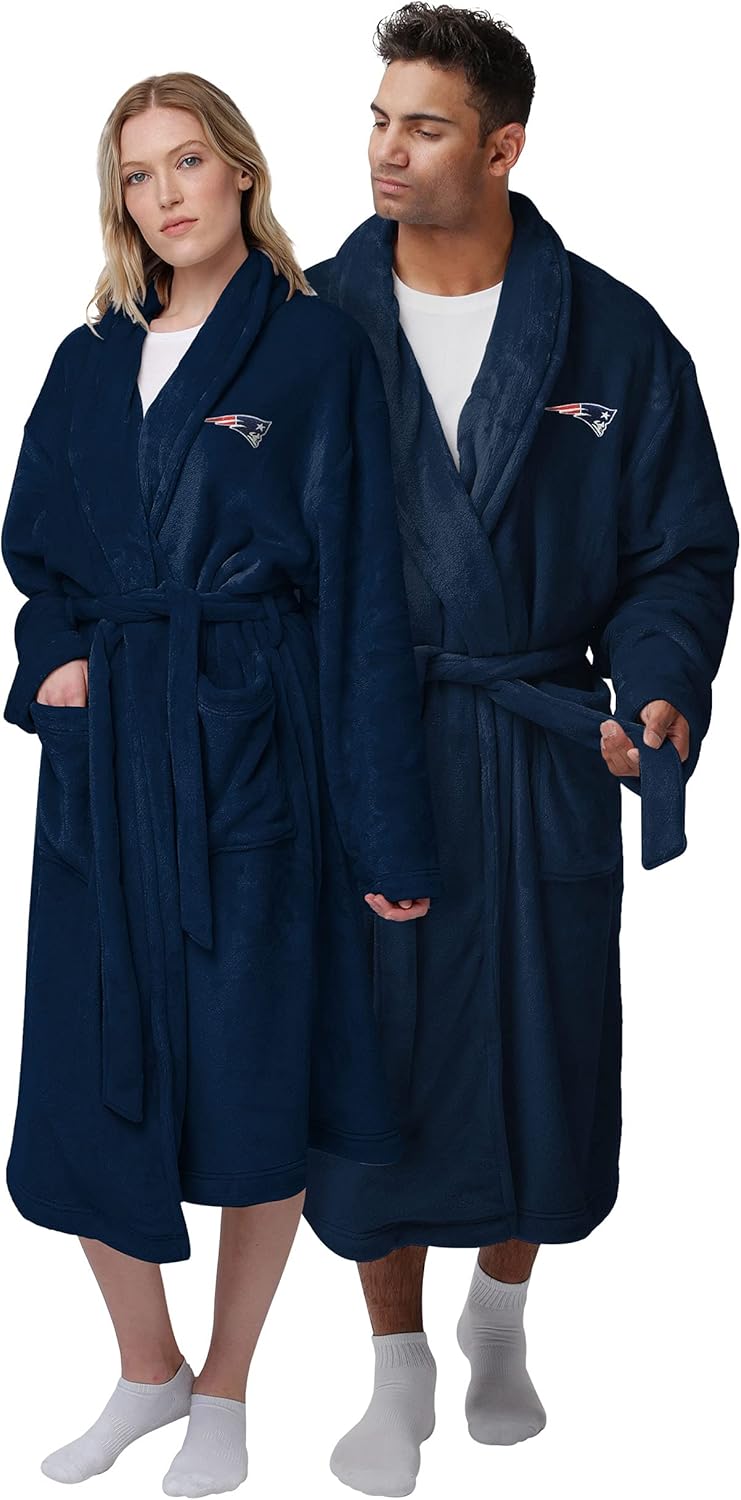 FOCO NFL Team Logo Plush Robe