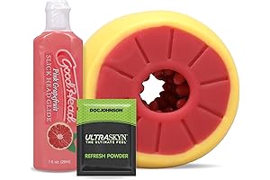 Doc Johnson GoodHead Blowjob Set - Grapefruit Flavor