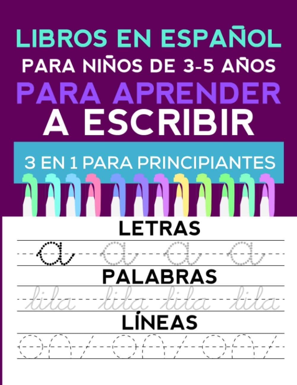 Independently published Libros en español para niños de 3-5 años: para aprender a ESCRIBIR